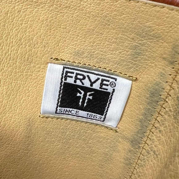 Frye Women’s 10 Paige Cognac Tall Riding Boots Wide Calf - Picture 15 of 16
